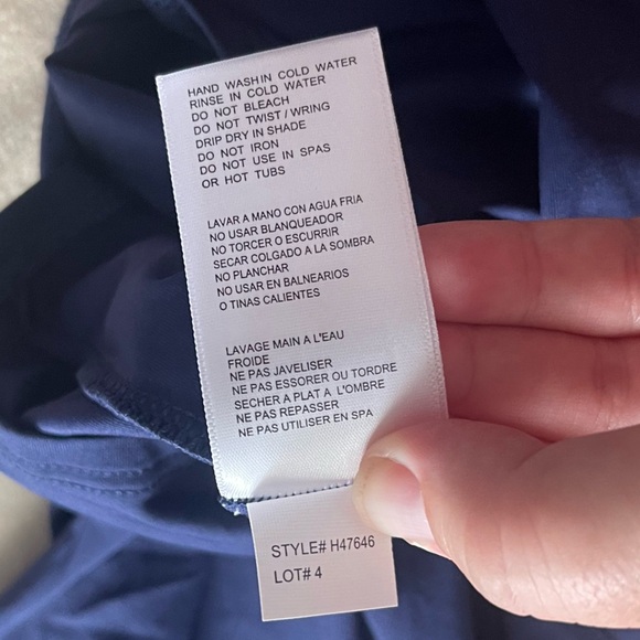 Beach house sport nwt navy zip rash guard long sleeve upf 50+ top - Picture 12 of 12